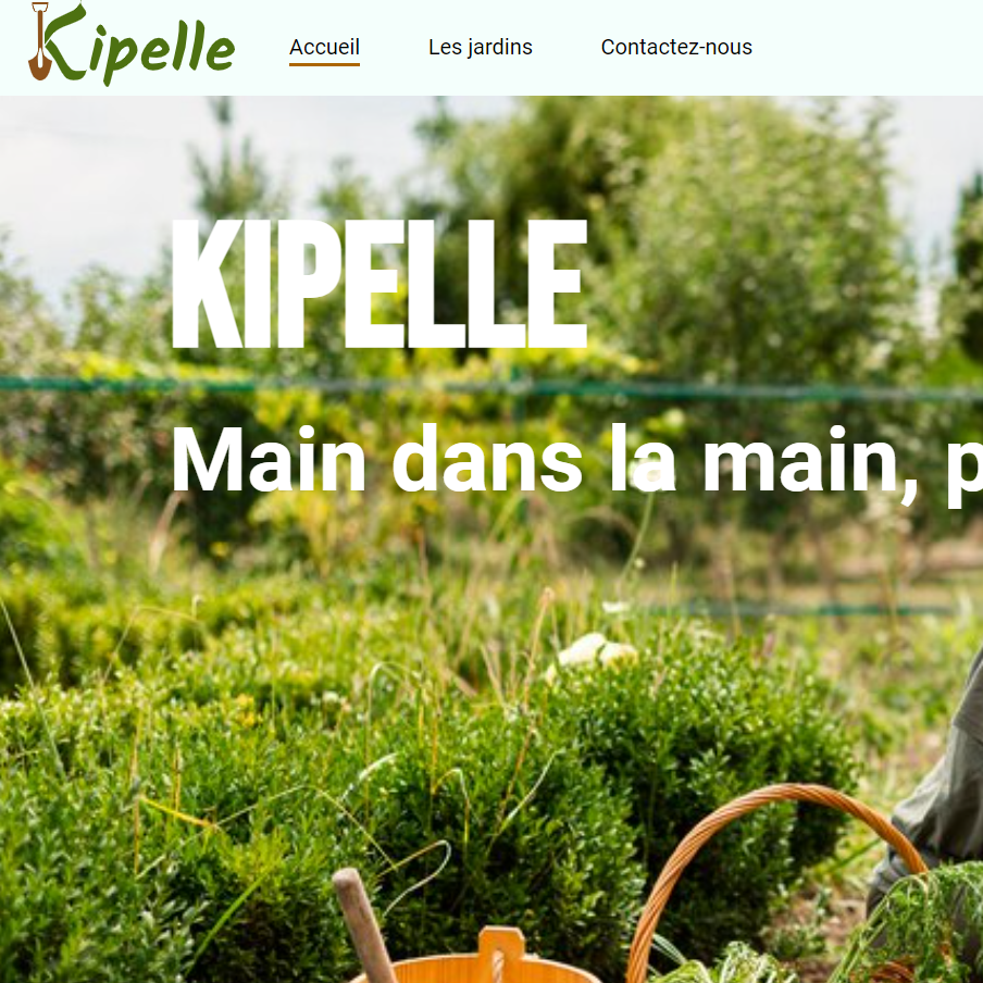 screenshot du site web